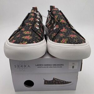 Serra Canvas Lace Up Sneakers Women's Size 8 Little Scuffing On Rubber New #0184